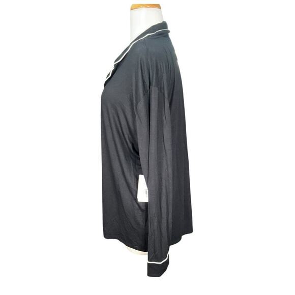 Cariloha Sleepwear Pajama Top Bamboo Viscose Button Up Long Sleeve Size XL NWT - Picture 3 of 11